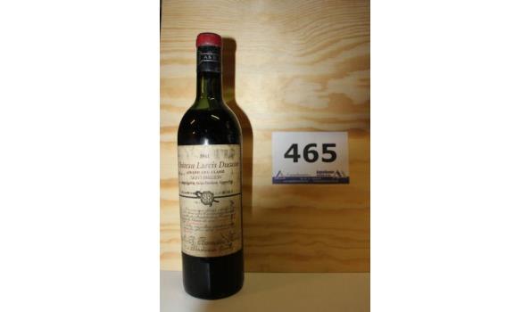 fles à 75cl wijn Chateau Larcis Ducasse, St Emilion, Grand Cru Classé, 1961